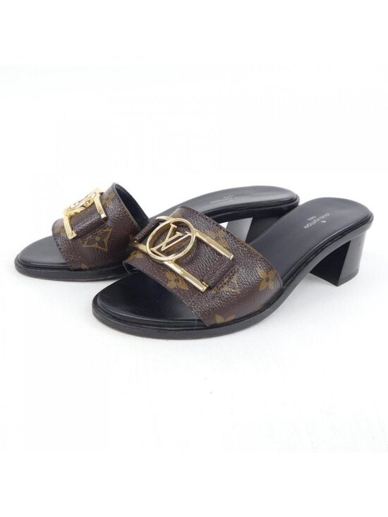 Louis Vuitton Monogram Canvas Rock It Line Sandals - Picture 3 of 6